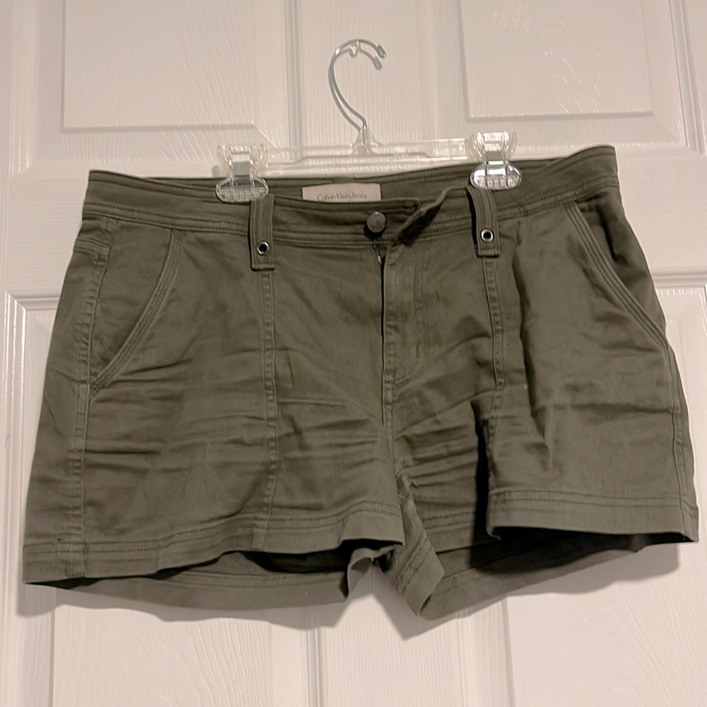 Calvin Klein Jeans short size 10 dark green